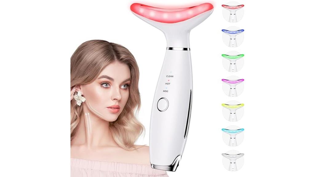 seven color facial device