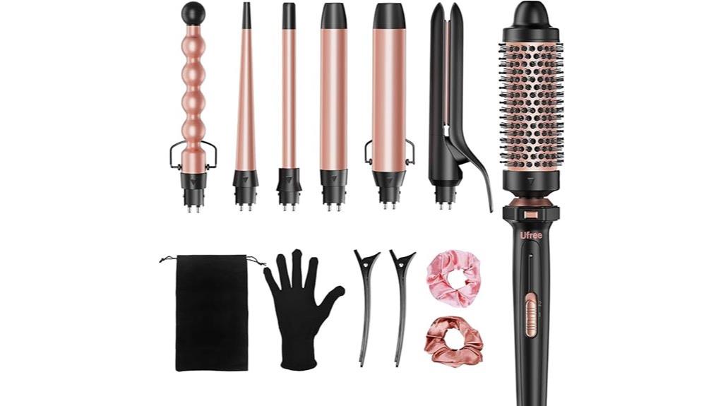 seven in one curling set