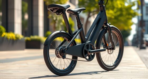 silent rattle free folding bikes