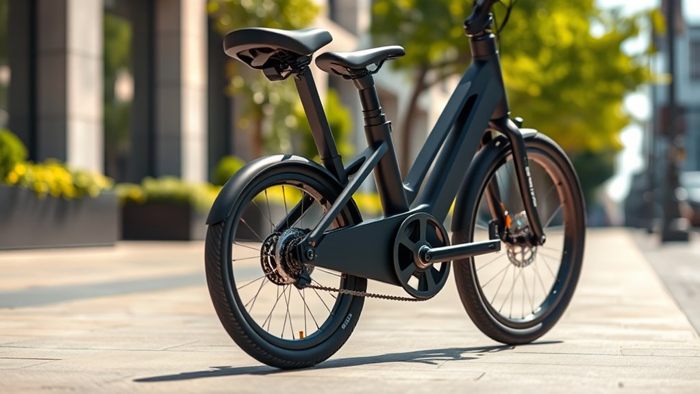 silent rattle free folding bikes