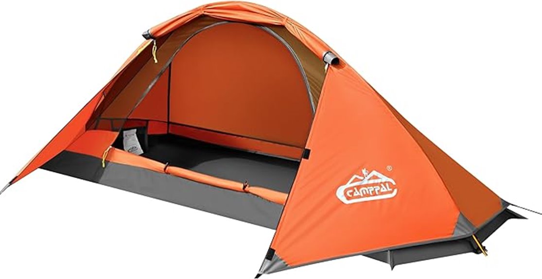single person hiking tent