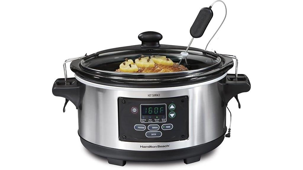 six quart programmable slow cooker
