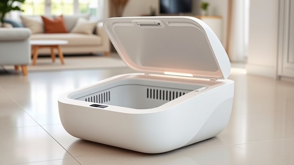smart cat litter box features