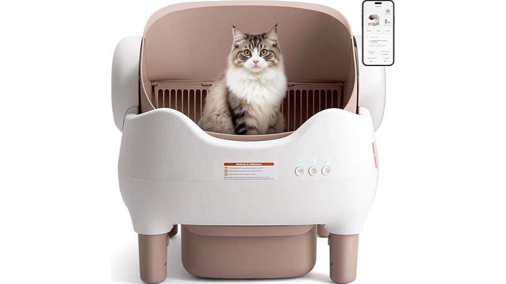 smart odor control litter box