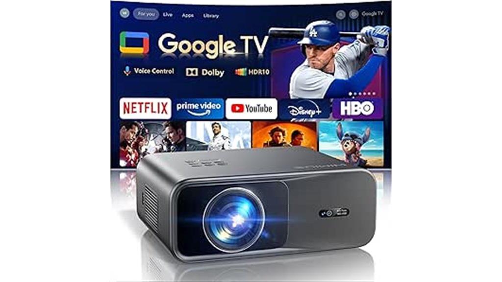 smart outdoor 4k projector
