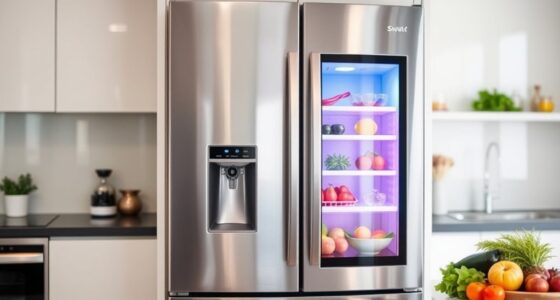 smart refrigerators with touchscreens