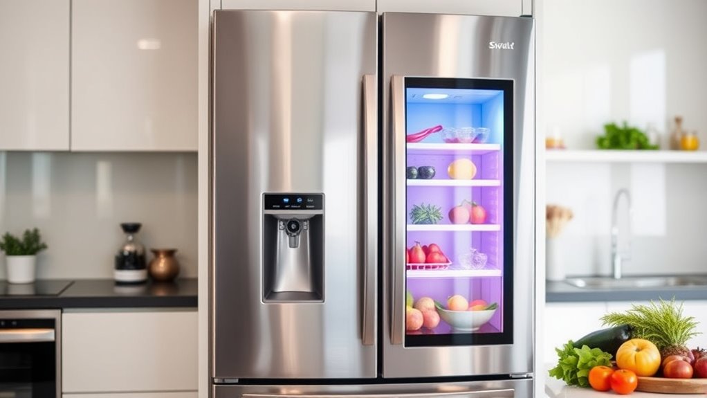 smart refrigerators with touchscreens