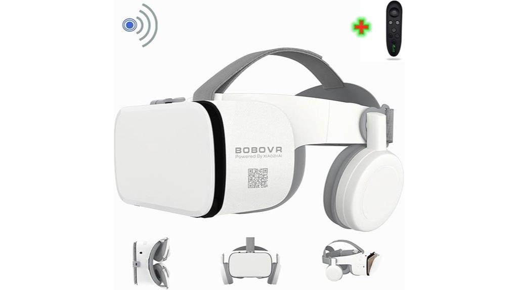 smartphone vr headset with wireless