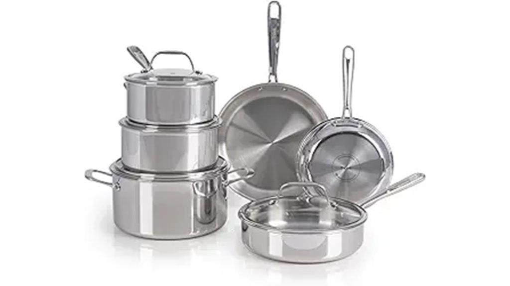 stainless steel 10 piece set
