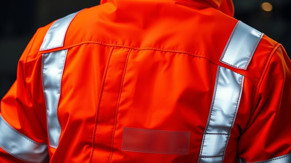 strategic reflective material placement