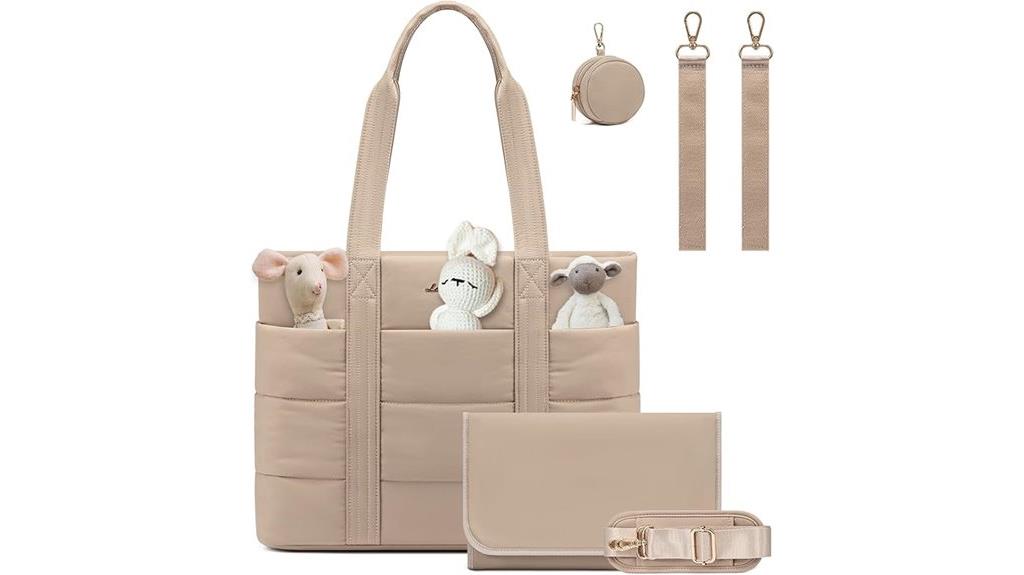 stylish diaper bag tote