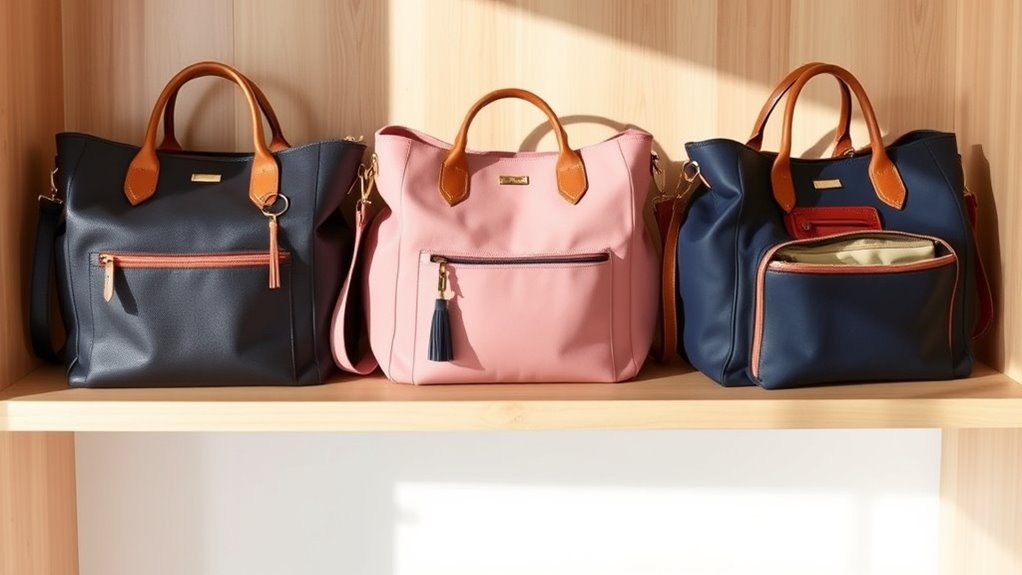 stylish functional diaper bags