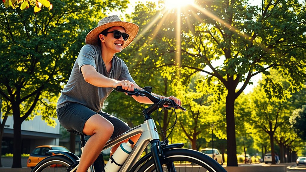 summer e bike commuting tips