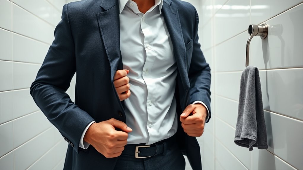 sweat control and quick changes