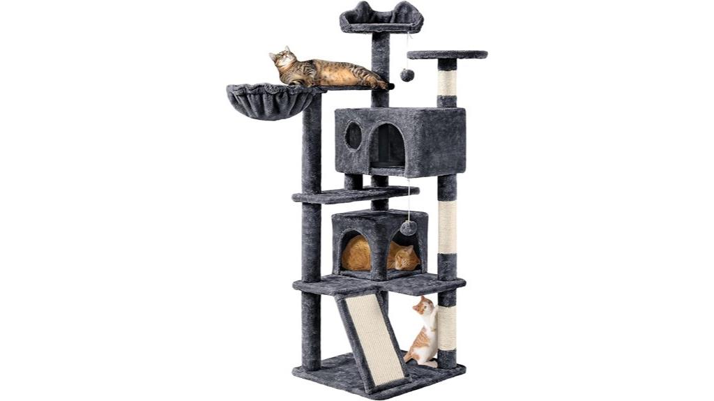 tall multi level cat tree