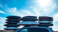 top high end roof cargo boxes