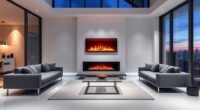 top ventless electric fireplaces