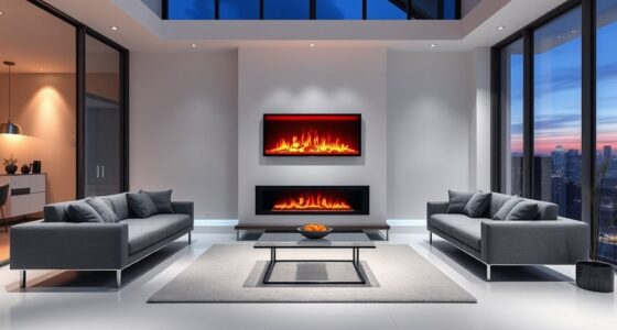 top ventless electric fireplaces