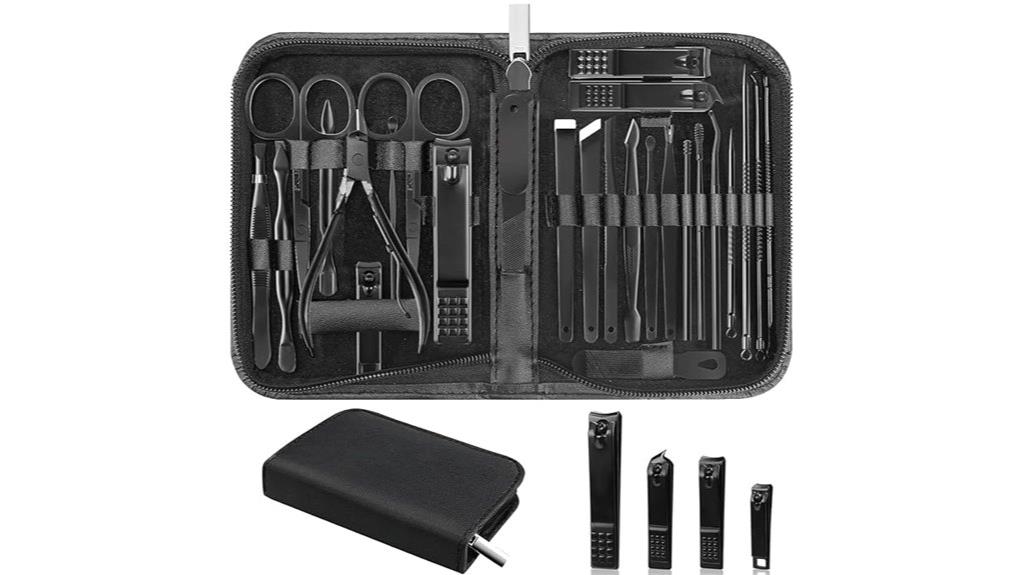 travel case nail clipper set