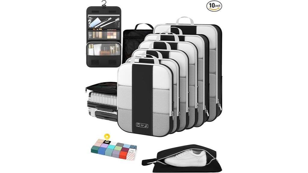 travel compression cube set