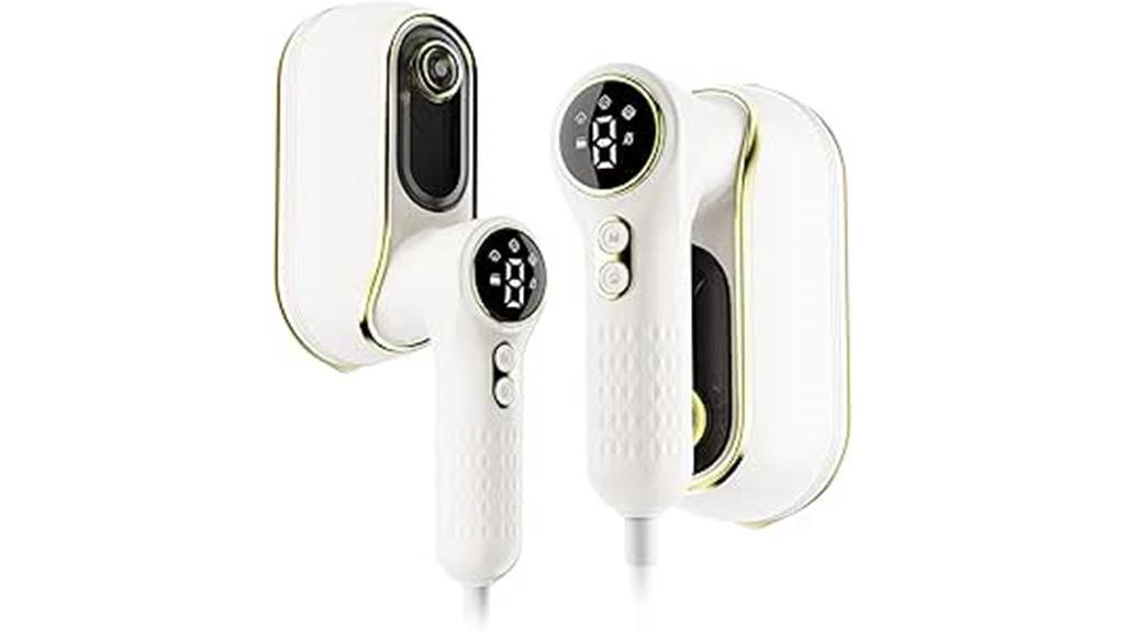 travel steamer lcd modes