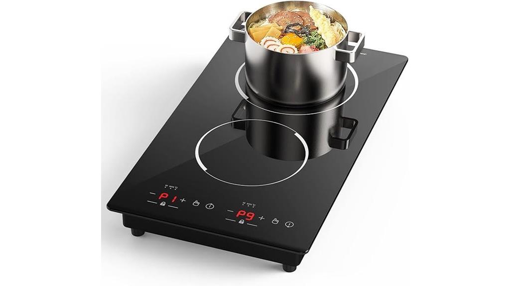 two burner electric cooktop