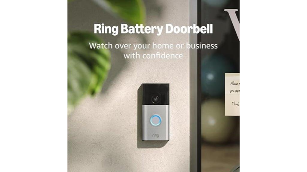 two satin nickel doorbells