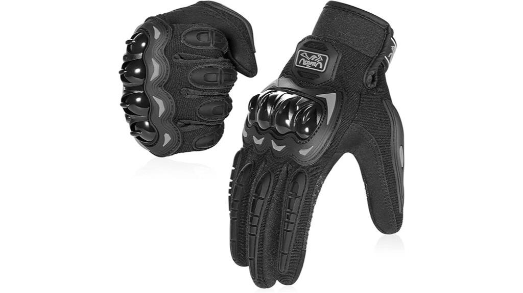 unisex motorcycle gloves set