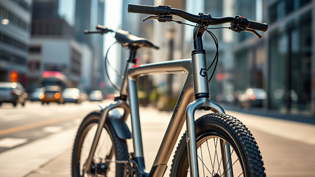 urban folding e bike suspension