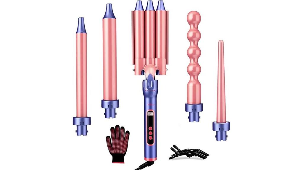 versatile lcd curling set