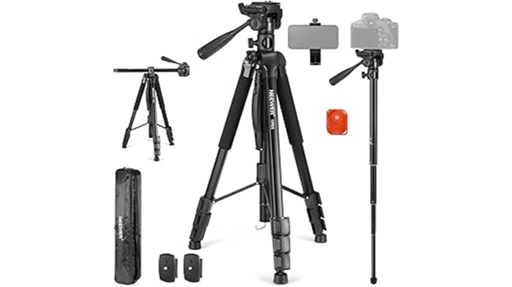 versatile tripod monopod combo