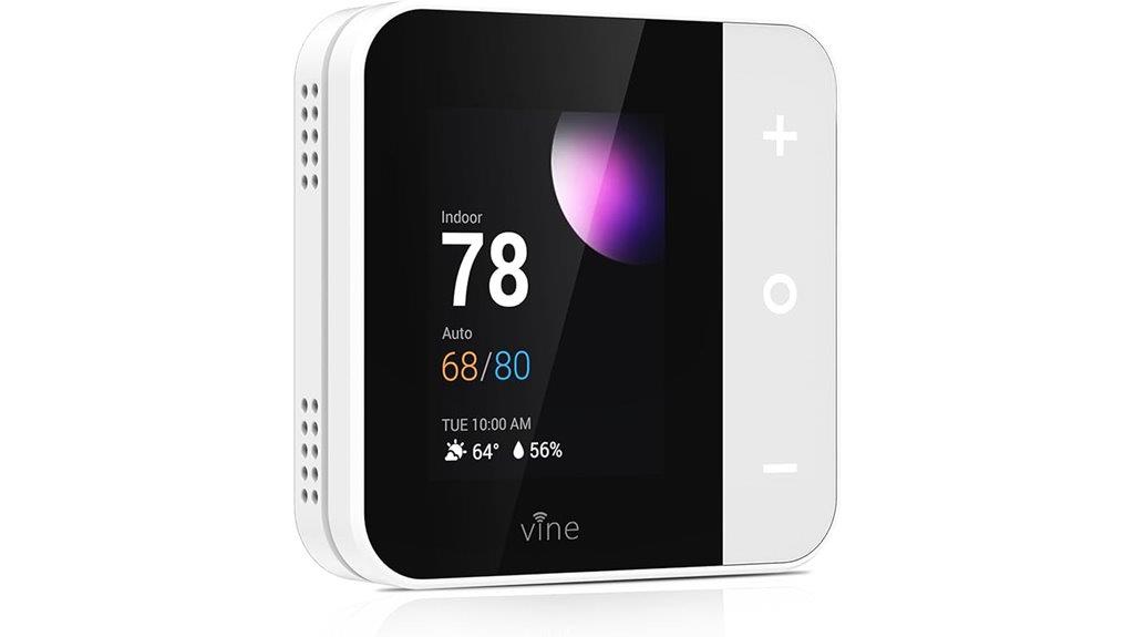 vine wifi touchscreen thermostat