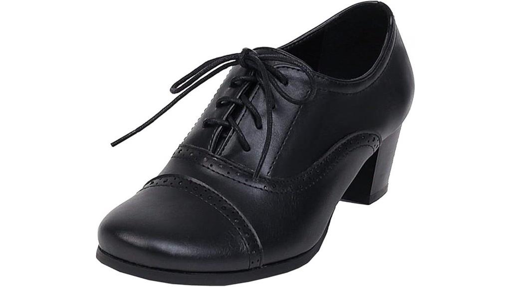 vintage chunky lace up oxfords