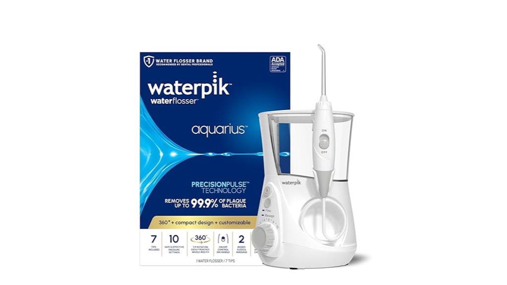 waterpik aquarius water flosser