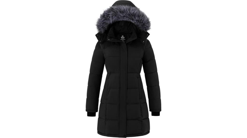 waterproof winter coat with faux fur