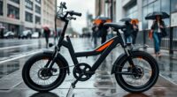 weatherproof folding e bike