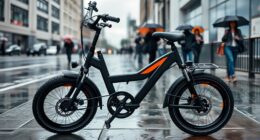 weatherproof folding e bike