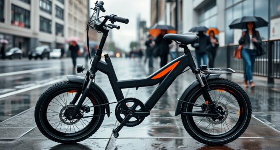 weatherproof folding e bike