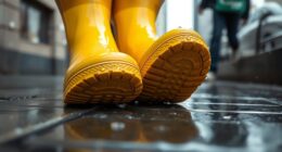 wet weather footwear protection
