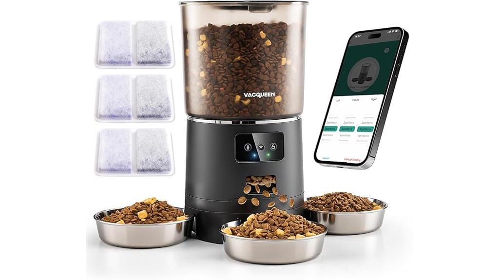 wifi controlled pet feeder