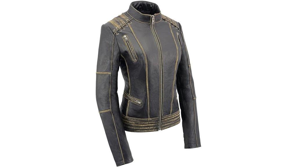 women s distressed brown leather