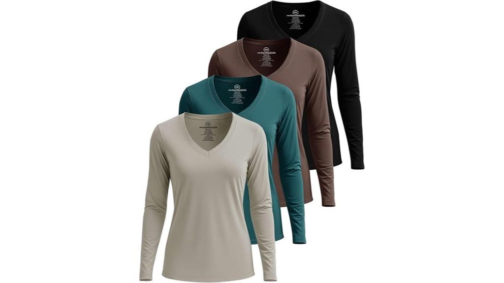 women s long sleeve athletic tees