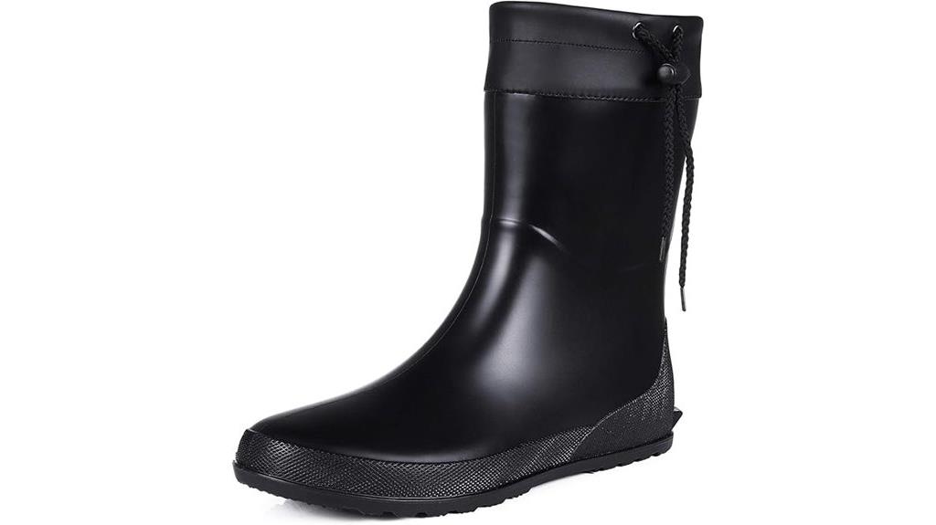 women s mid calf rain boots