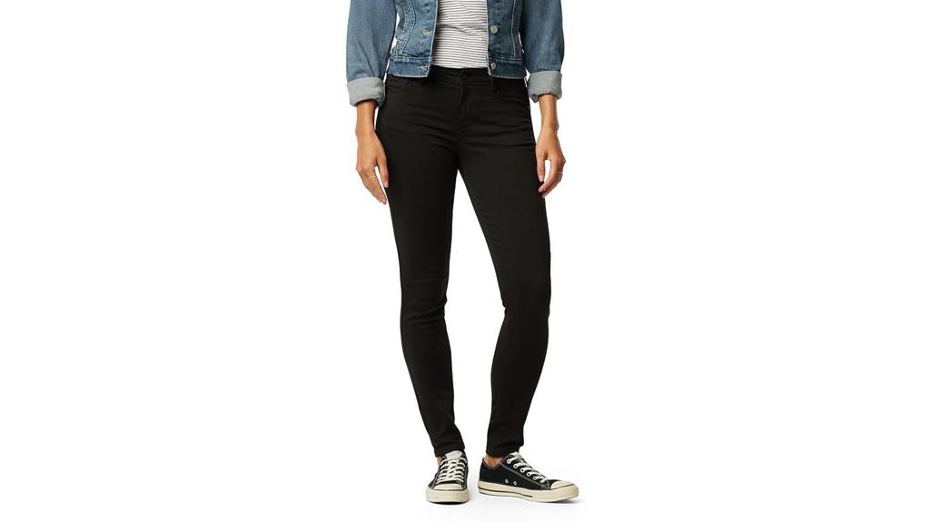 women s mid rise denim jeans