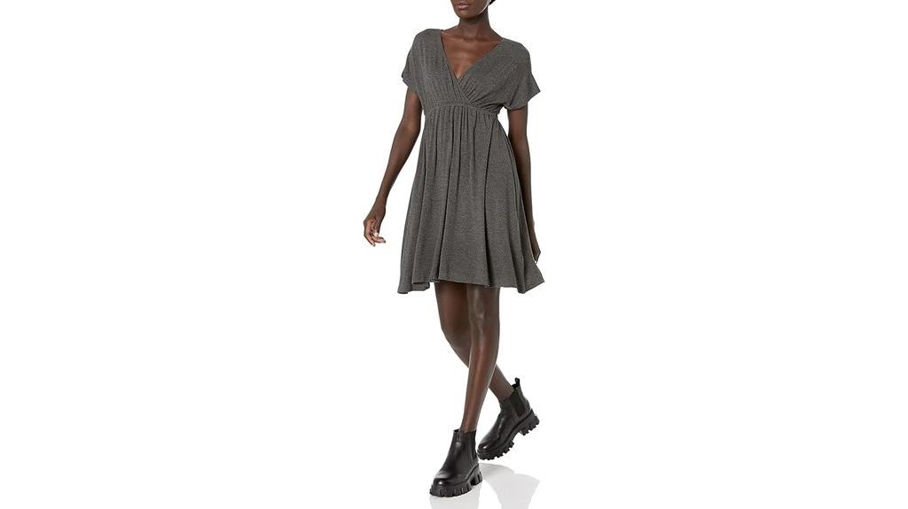women s plus size surplice dress