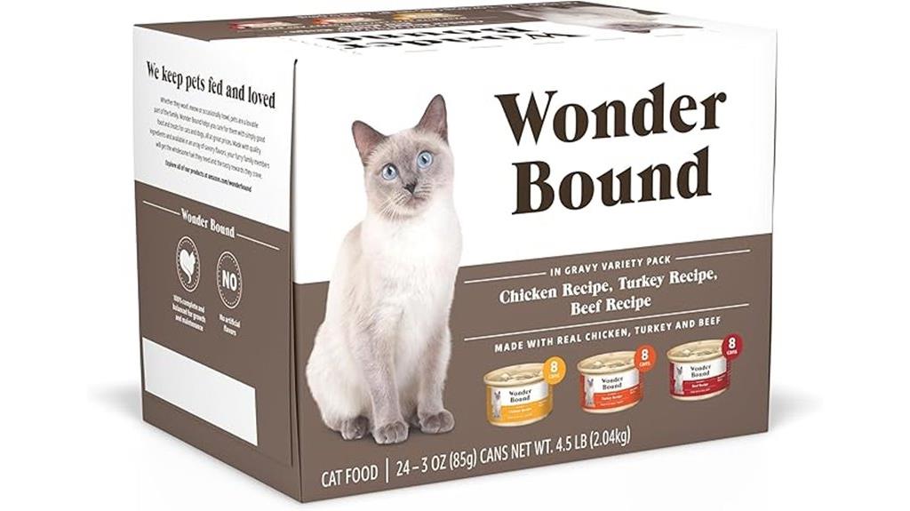 wonder bound gourmet cat food