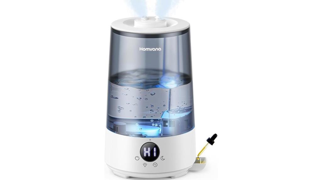cool mist humidifier lights
