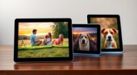 email enabled digital photo frames