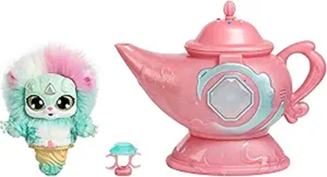 genie lamp with plush