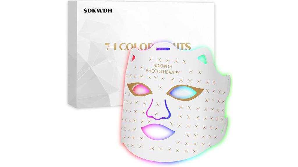 infrared and red facial mask
